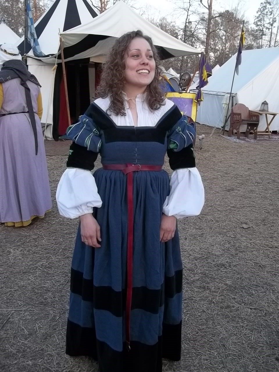 1550 Female German Cranach Gown&nbsp;3