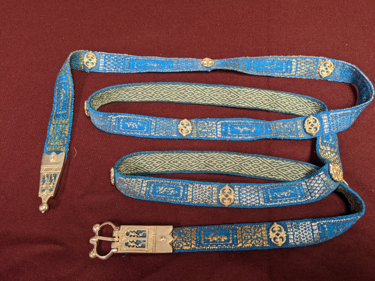 Belt, Tablet woven 2 with garters